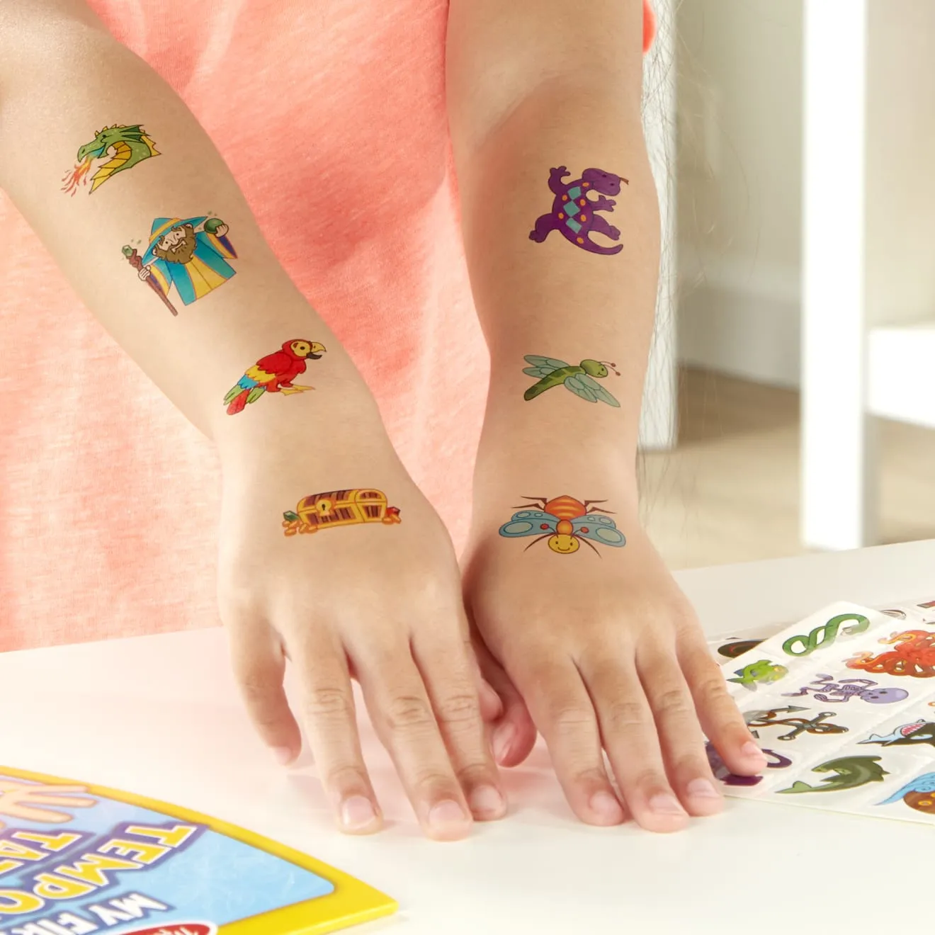 My First Temporary Tattoos: 100  Kid-Friendly Tattoos - Adventure, Creatures, Sports, and More