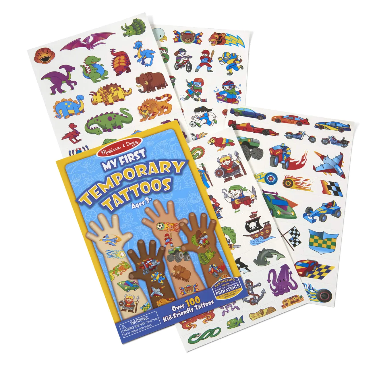 My First Temporary Tattoos: 100  Kid-Friendly Tattoos - Adventure, Creatures, Sports, and More