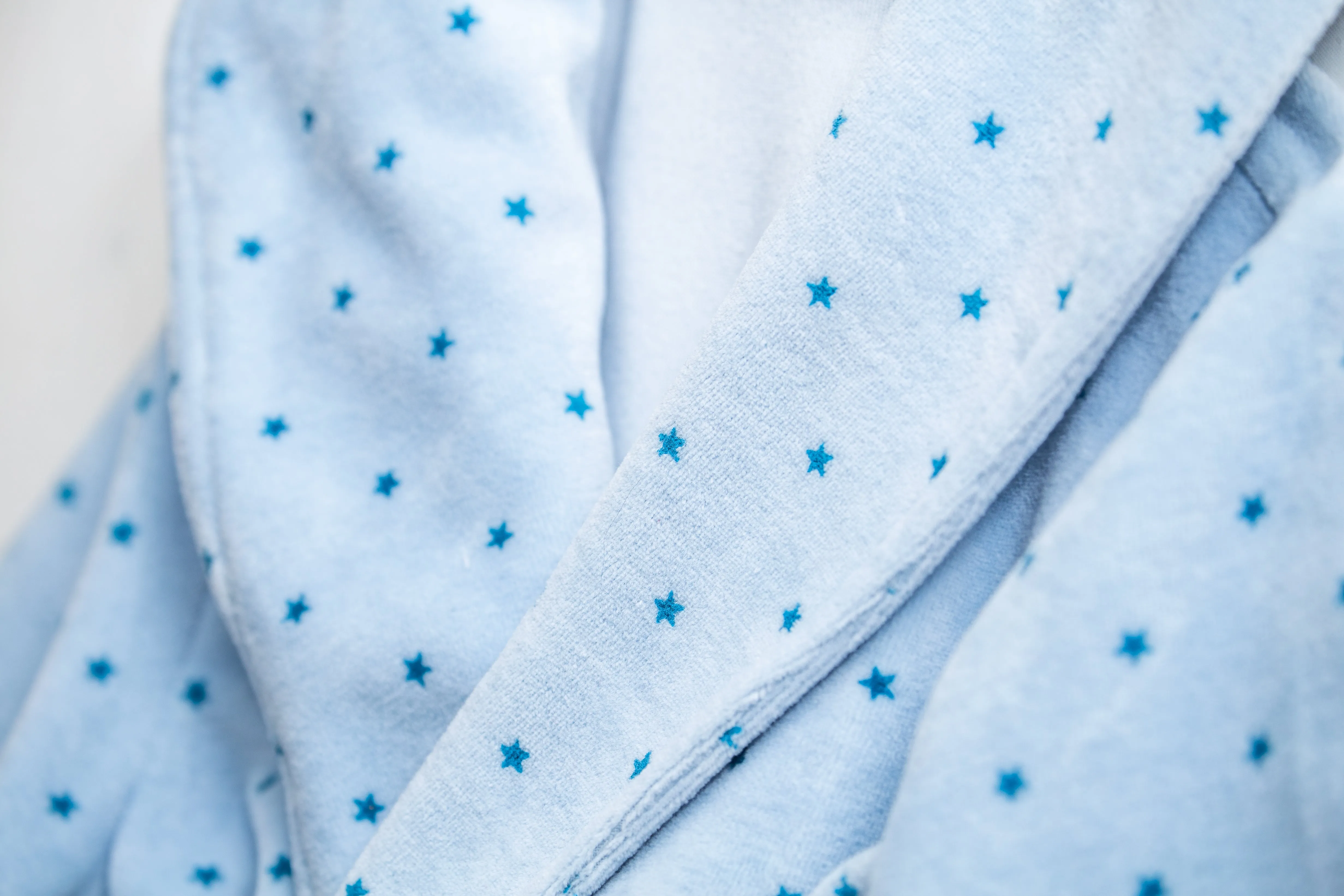 NATHAN - BOYS' BATHROBE IN BLUE STARS