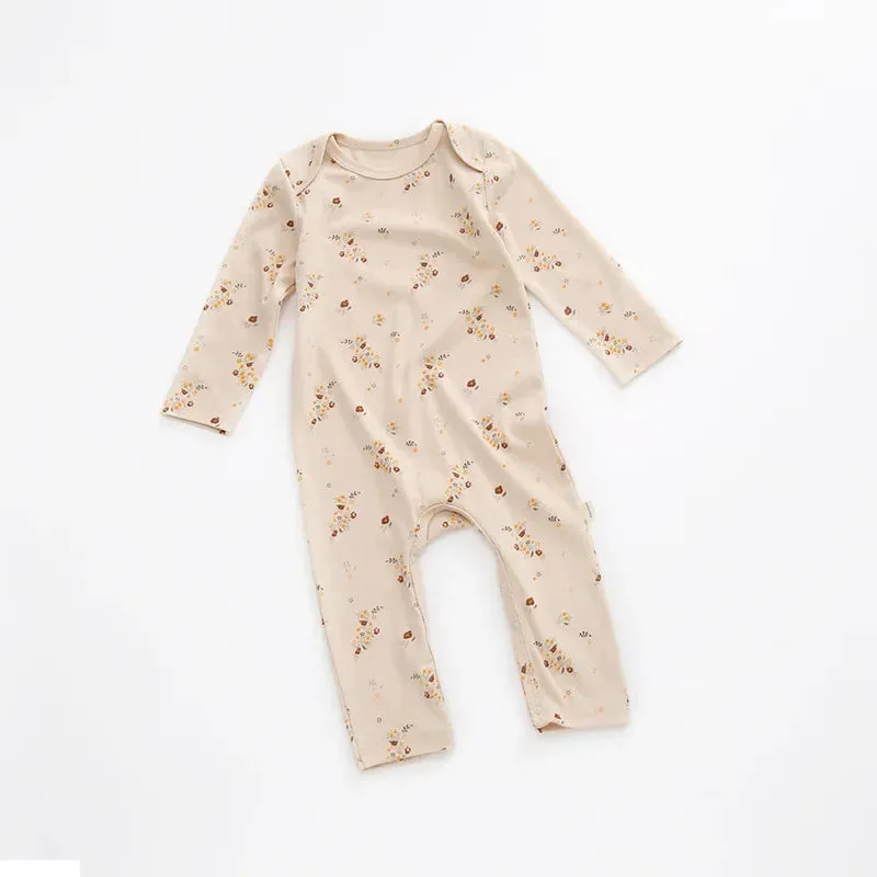 Newborn baby Girls Long Sleeve Cotton Romper