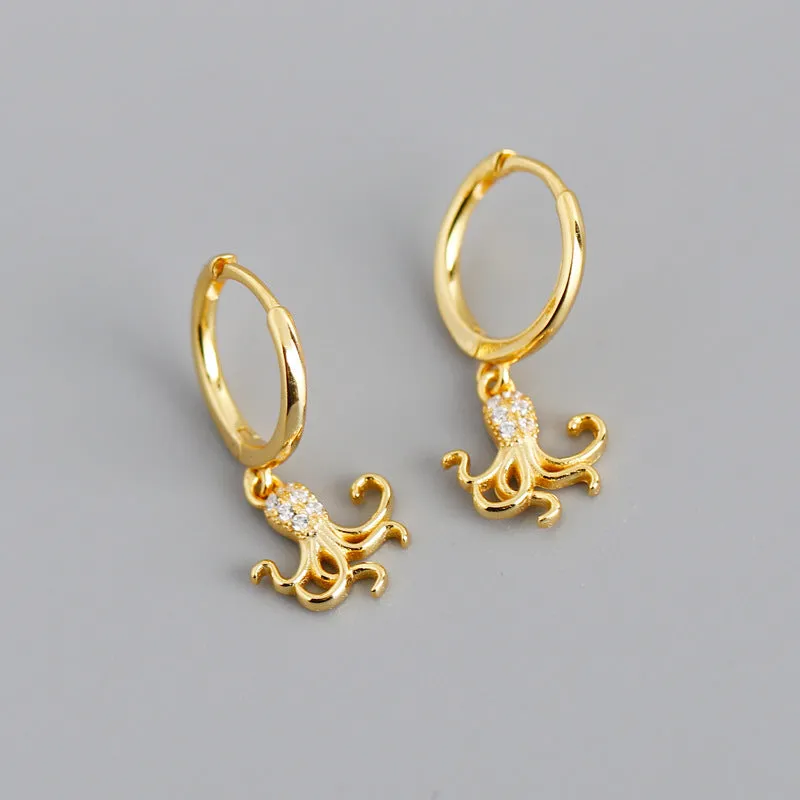 Octopus Earrings