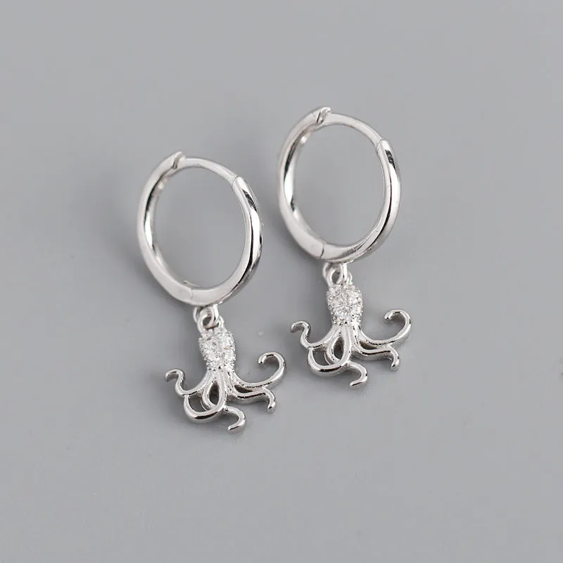 Octopus Earrings