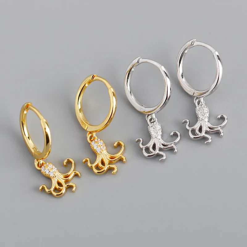 Octopus Earrings