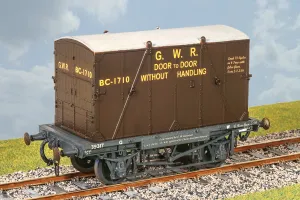 Parkside Dundas O Gauge PS39 GWR Container Wagon with 'B' Container, Kit w/Wheels