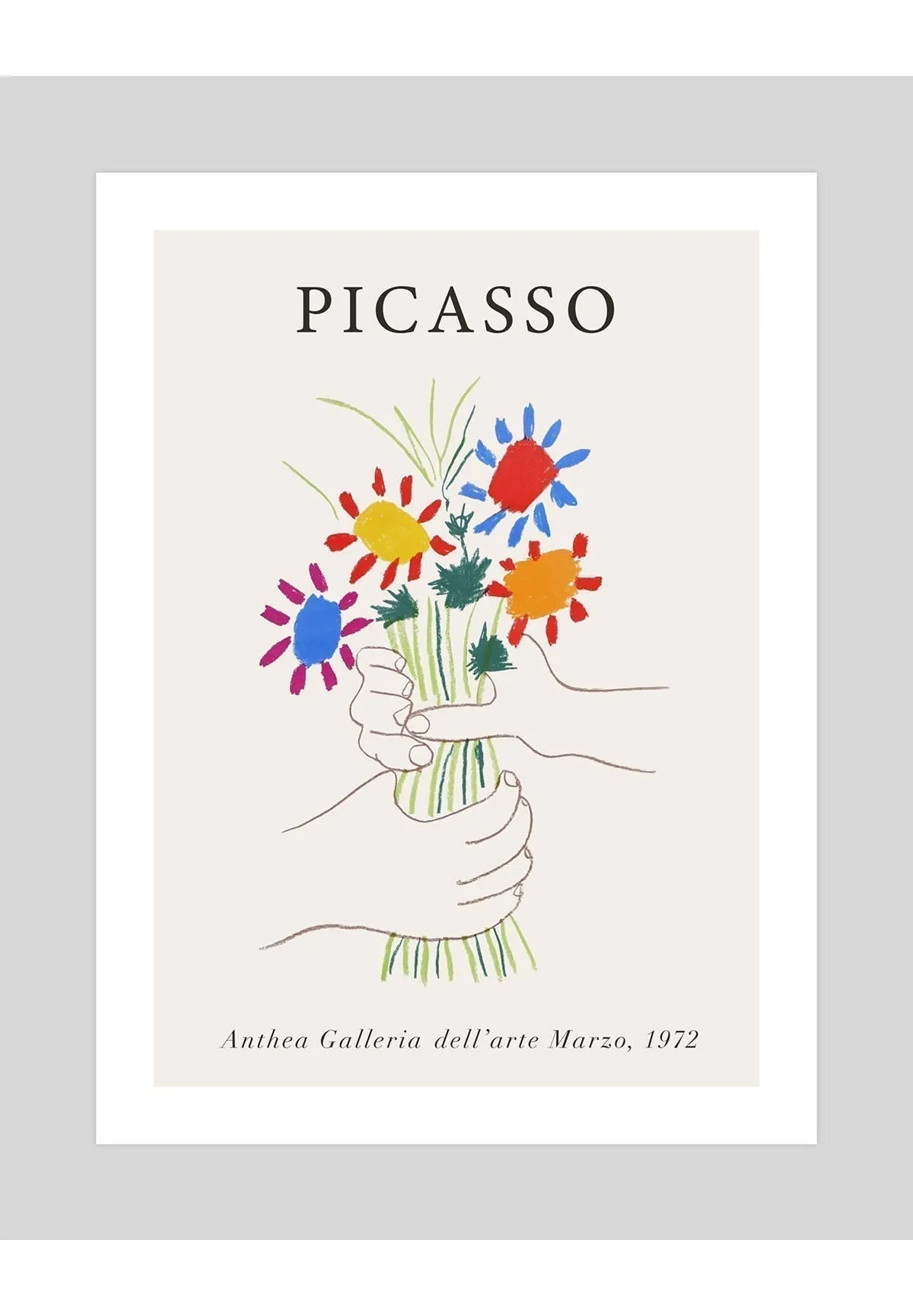 Picasso Peace Bouquet 1972