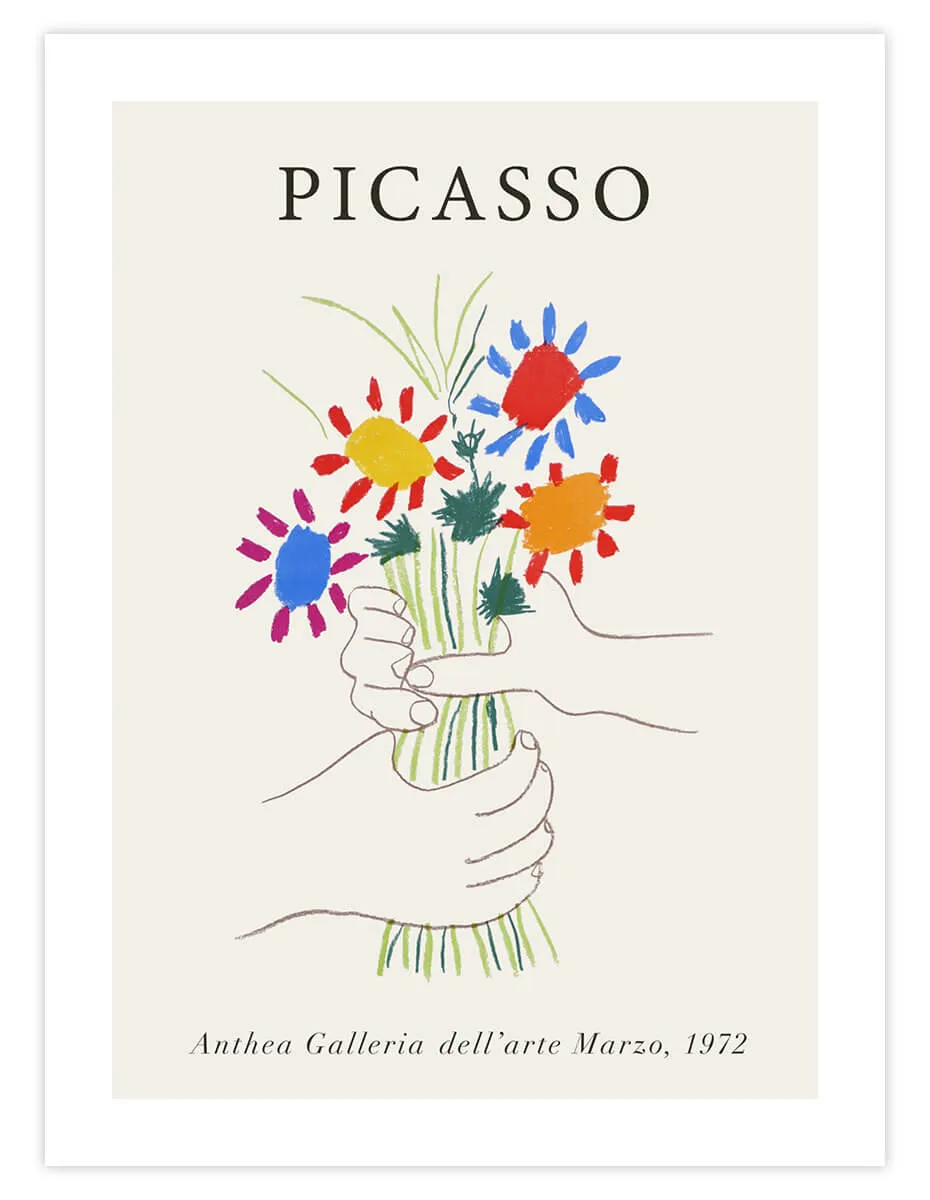 Picasso Peace Bouquet 1972