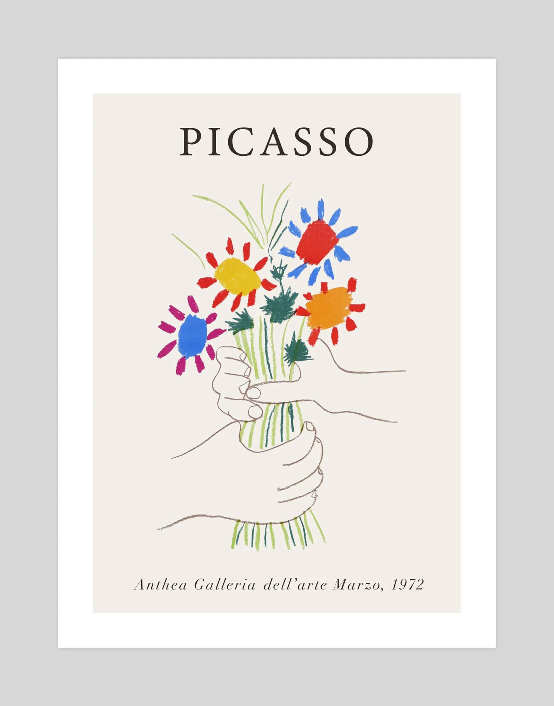 Picasso Peace Bouquet 1972