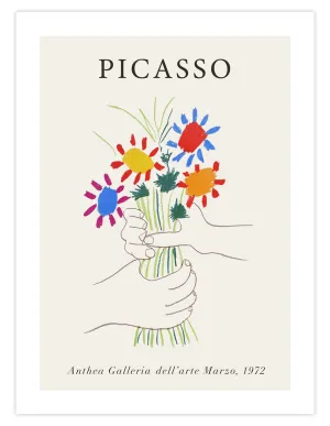 Picasso Peace Bouquet 1972