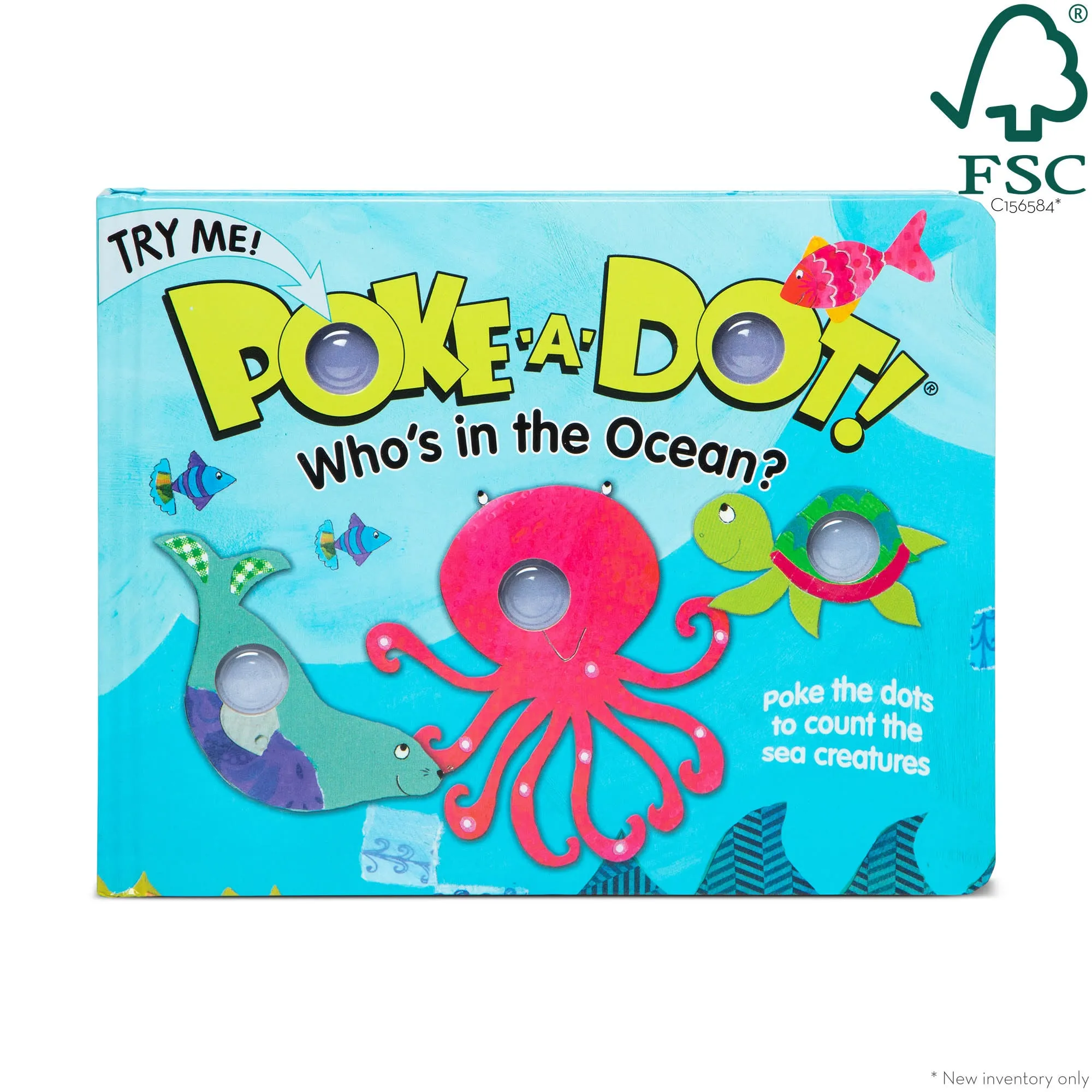 Poke-a-Dot: Who’s in the Ocean? Board Book