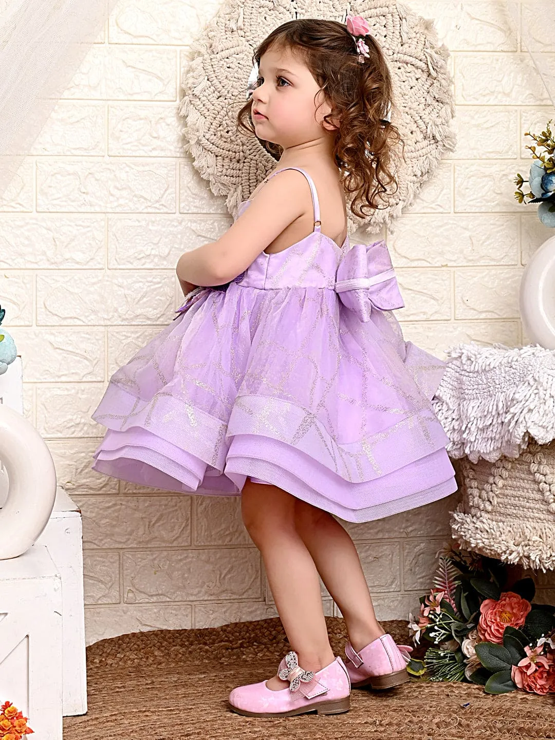 Pre Order: Lavender Big Flower Dress