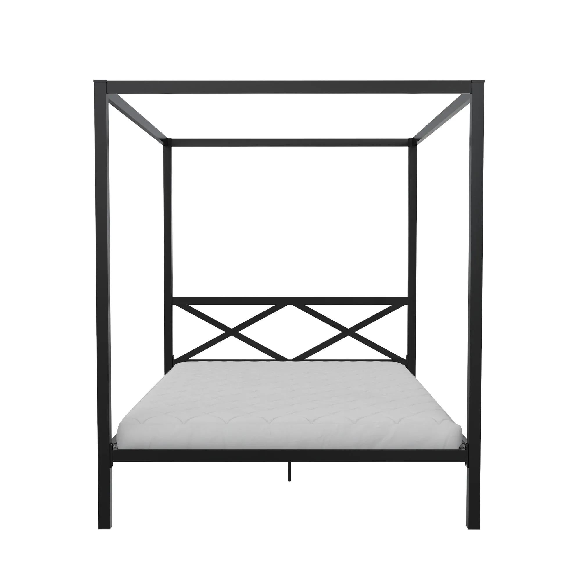 Remna Metal Canopy Platform Bed Frame