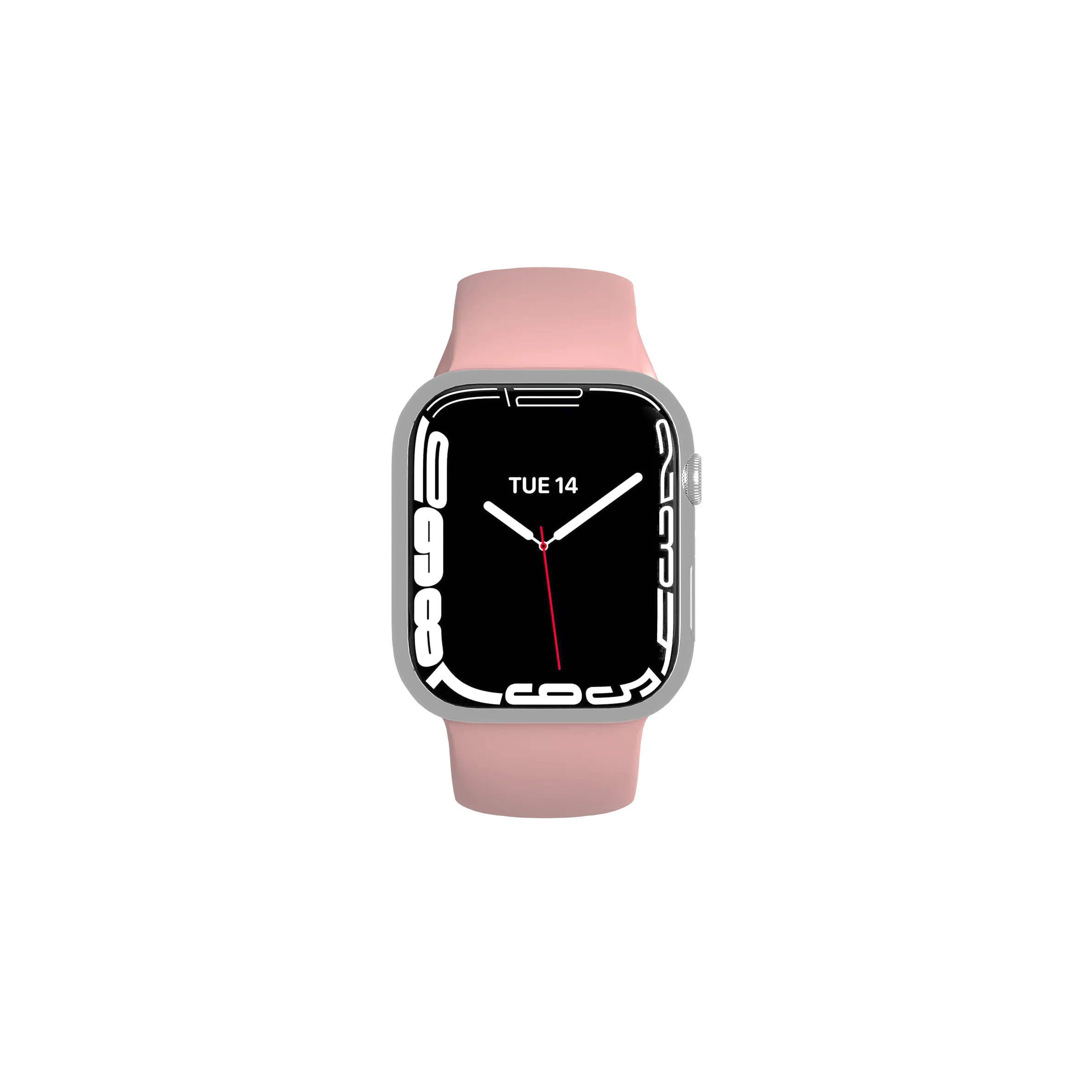 Silicone Band for Apple Watch 3/4/5/6/7/SE 38/40/41mm - Pink