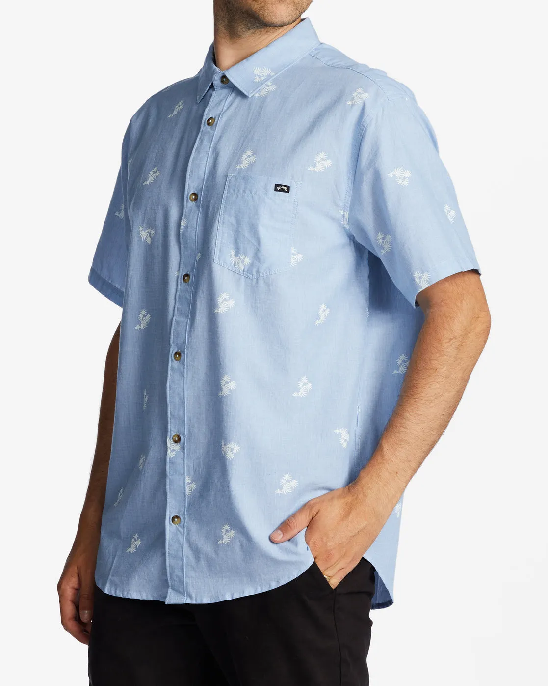 Sundays Mini Short Sleeve Shirt - Light Blue