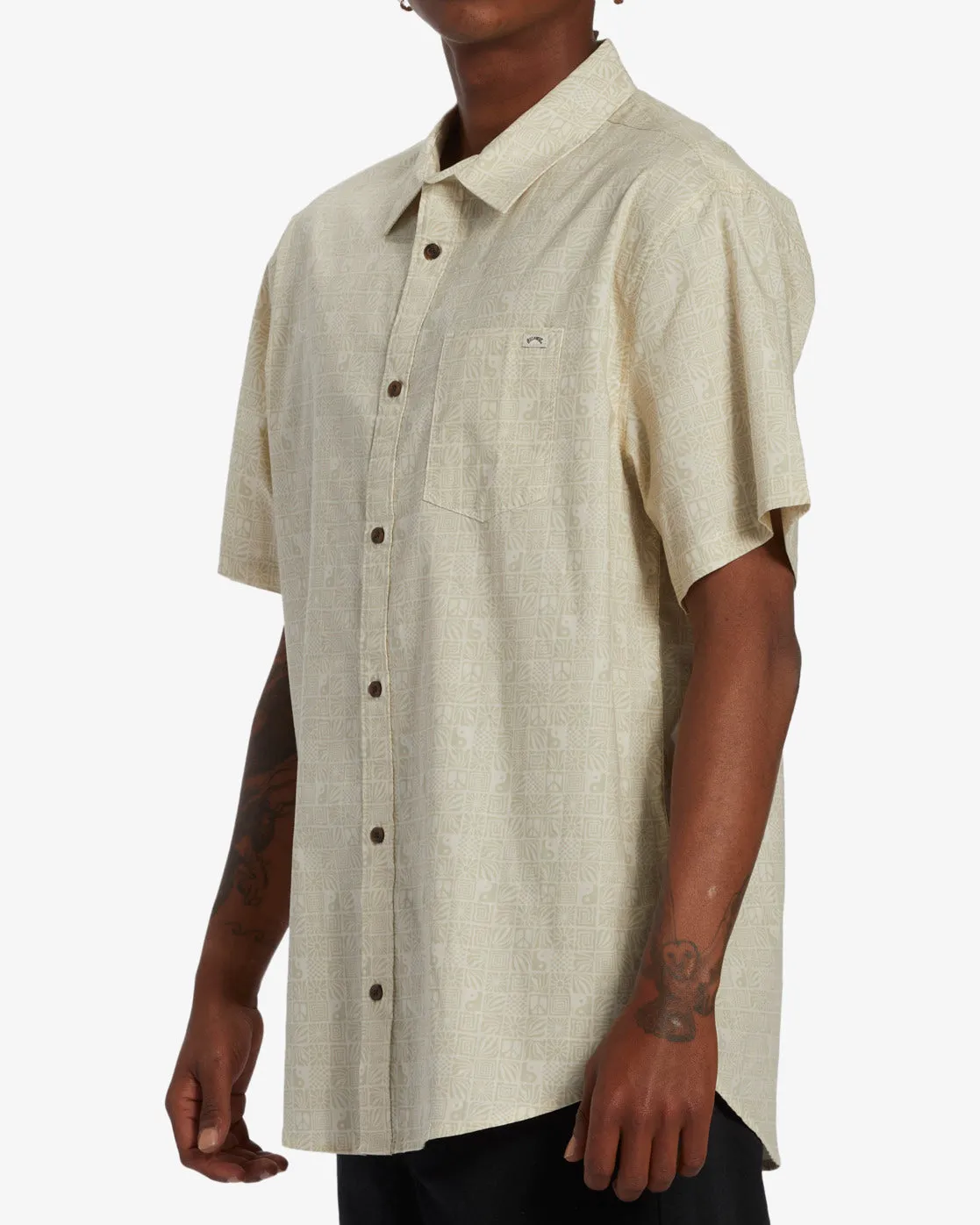 Sundays Mini Short Sleeve Shirt - Sand Dune