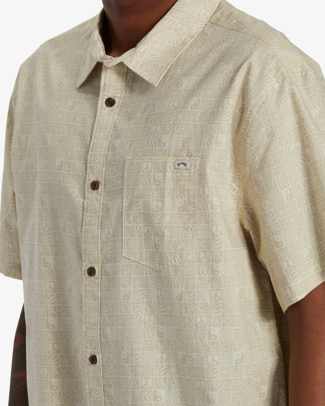 Sundays Mini Short Sleeve Shirt - Sand Dune