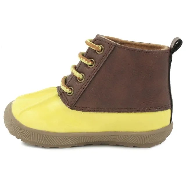 Yellow Duck Boot with Brown Upper - Trimfoot Baby Deer